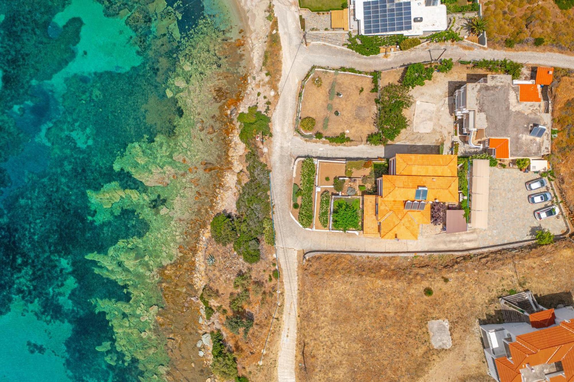 Niovi Seaview Apartments Agioi Apostoloi  Exterior foto